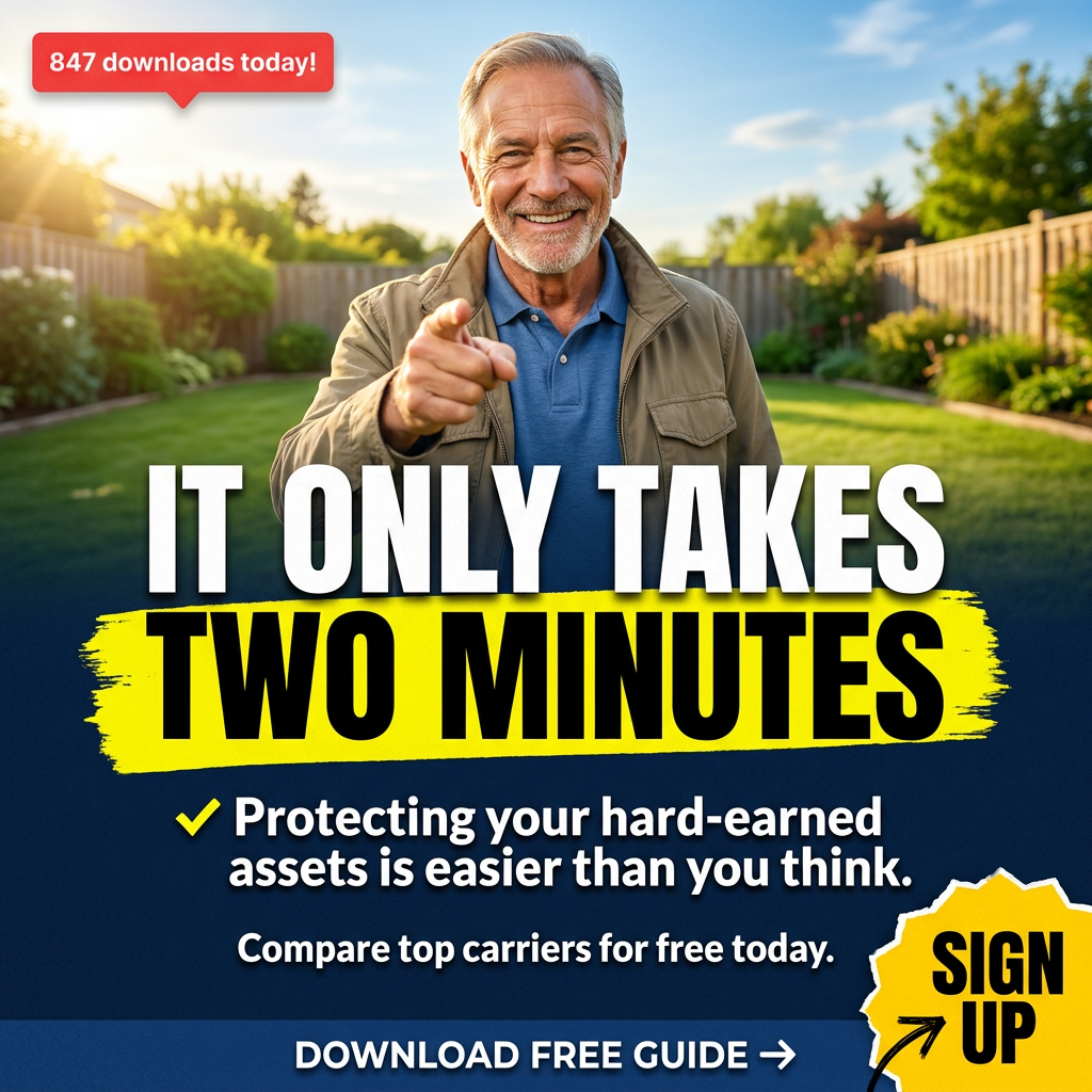 It only takes two minutes — man pointing in garden
