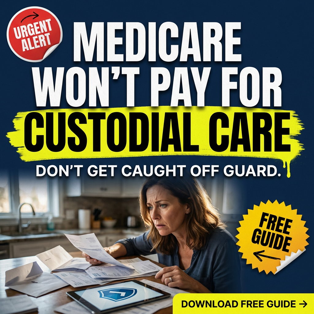 Medicare won't pay for custodial care